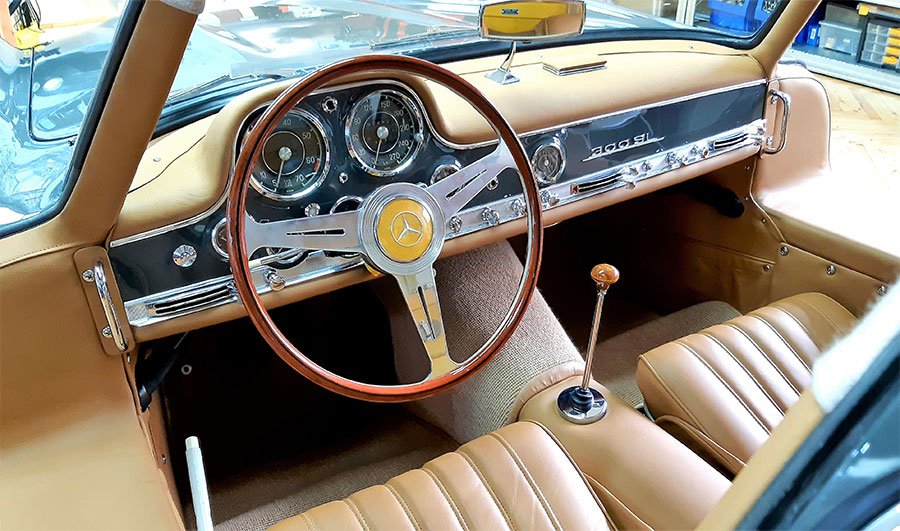 Guarnición-interior-coches-clásicos-Mercedes